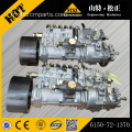 D65E-12 6D125E-2A-45 pompe d&#39;injection ass&#39;y 6150-72-1370 Komatsu pièces de rechange